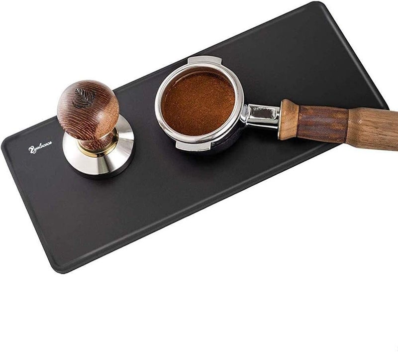 Yolococa Tamper Mat Espresso Tamping Mat Food Grade Non-Slip Coffee Pad Tamp Station Espresso Accessory, 5 Inch X 12 Inch - Image 2